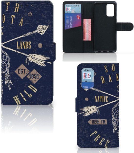 B2Ctelecom Beschermhoesje Samsung Galaxy A32 4G - Book Case - Kunstleer - Multi South Dakota - Dromenvanger