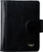 Golden Head Leren kaarthoes Colorado RFID Protect Kartenetui mit Riegel 4516 Schwarz zwart