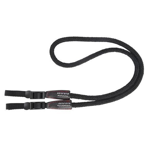 GGS GGSFoto NMS-2BB Black Neckstrap Rectangle