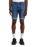 G-Star Heren 3301 Slim Denim Shorts, blauw (Medium Aged D10481-8968-071), 36