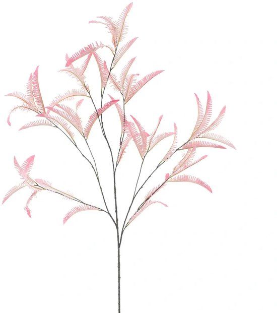 Buitengewoon Boet Kunsttak Pictum fern branche Mirja pink 138 cm