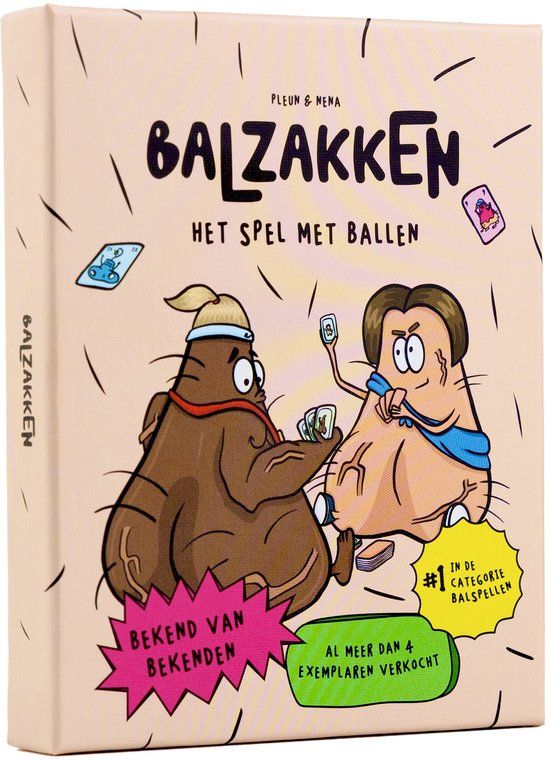 Top1Toys Balzakken - Hilarisch Partyspel - Brutaal Kaartspel - Cadeau voor Studenten & Vrienden & Familie - Inclusief aandacht voor Zaadbalkanker