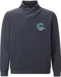 Jan Vanderstorm heren Sweatshirt - 60/62 - donkerblauw - Plus Size