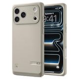 Spigen Classic LS MagFit Hoesje Geschikt voor Apple iPhone 17 Pro Max | Back Cover Compatibel met MagSafe | Beige & Grijs