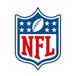Herding Tapijt Logo NFL, 80 x 115 cm, zacht, met anti-slip effect, huidvriendelijk, voorzijde: 100% polyamide, blauw, wit, rood