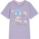 Scotch & Soda T-shirt graphique pour fille Paris Sweet Lavender Taille : S