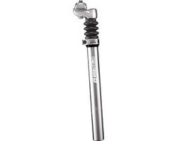 Ergotec Glide Verende zadelpen 27.2 x 350 mm - zilver