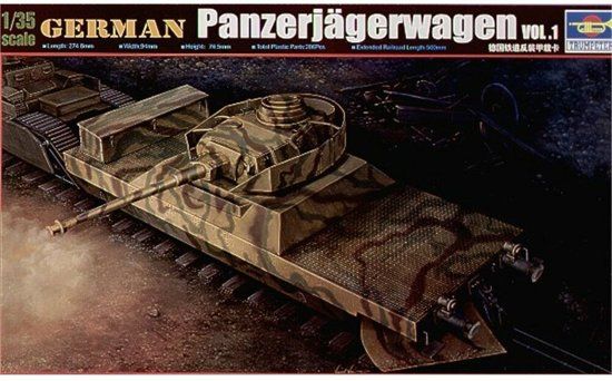 Trumpeter modelbouwkit 1:35 German Panzerjagerwagen vol.1 - 9580208003689