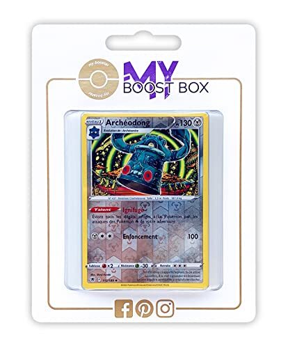 my-booster Archéodong (Bronzong) 112/189 Holo Reverse - Ultraboost X Epée et Bouclier 10 Astres Radieux - Doos met 10 Franse Pokemon kaarten