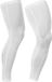 GripGrab UPF 50+ UV Protect Beenstukken Zomer Fiets UV Bescherming Leg Sleeves - Unisex - Wit