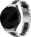 Bandz Bracelet en acier 'Classic' pour Samsung Galaxy Watch 4/5/6/7/FE - Argent/Noir