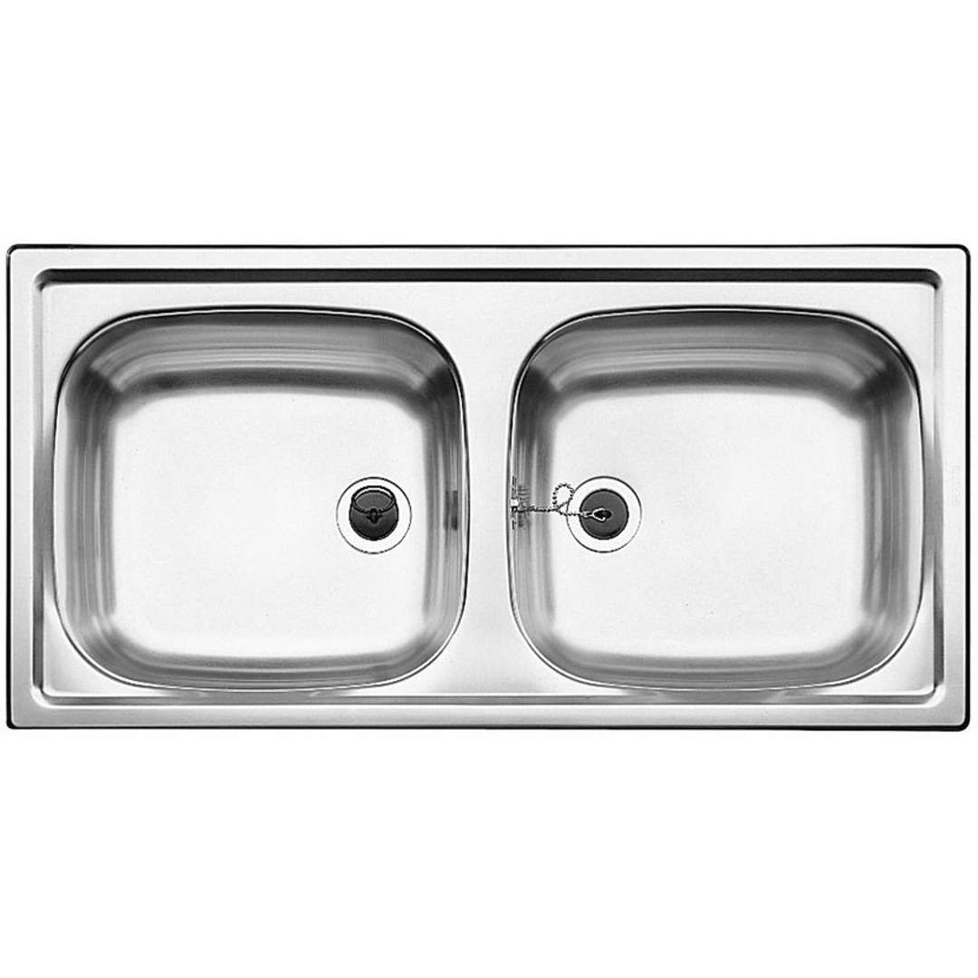 Blanco Top EZ - Spoelbak, 860x435 mm, rvs 500372