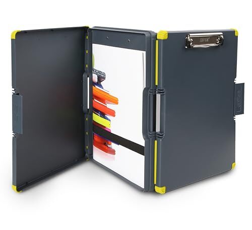 Dexas Dexas Duo Clipcase dubbelzijdige opbergtas en organizer, geel, 25,4 x 33,02 x 5,72 cm; 740 gram