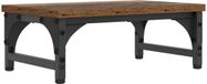 vidaXL Monitorstand Oud hout 37 x 23 x 14 cm Bewerkt hout