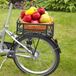 Porte-vélos universel avec panier en fer