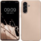 kwmobile telefoonhoesje geschikt voor Samsung Galaxy A36 5G - Back cover in metallic goud