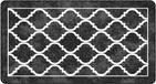 vidaXL Vloerkleed wasbaar 80x150 cm zwart en wit