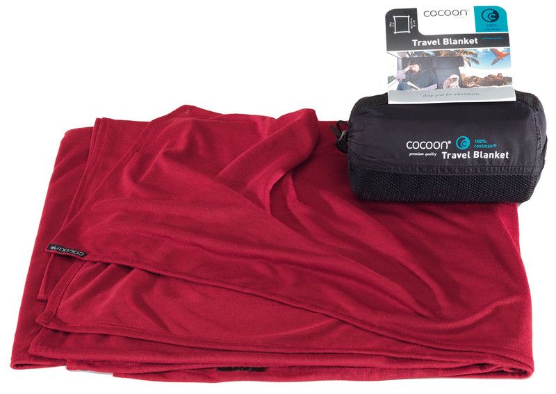 Cocoon Coolmax Travel Blanket - Monk's Red