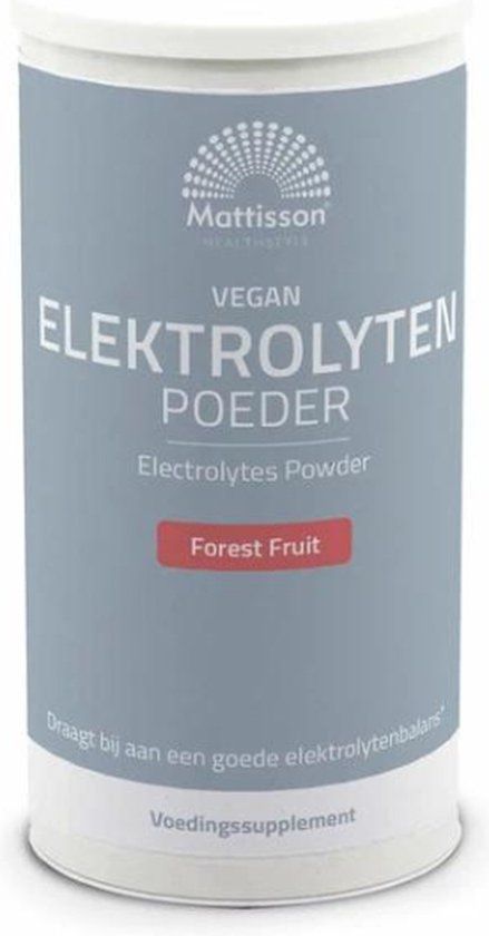 Mattisson Elektrolyten Poeder Forest Fruit - 300g - Electrolytes - Vegan - Suikerarm