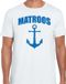 Bellatio Decorations Shoppartners Bv Matroos met anker verkleed t-shirt - wit - voor heren - carnaval matrozen kostuum XXL