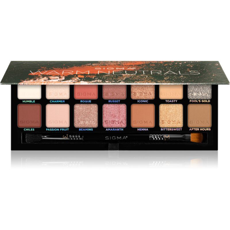 Sigma Beauty Warm Neutrals Eyeshadow Palette