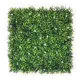 Well Home Verticale tuinheggenpaneel, 100 x 100 cm, voor binnen- en buitendecoratie, met groene bladeren en witte bloemen