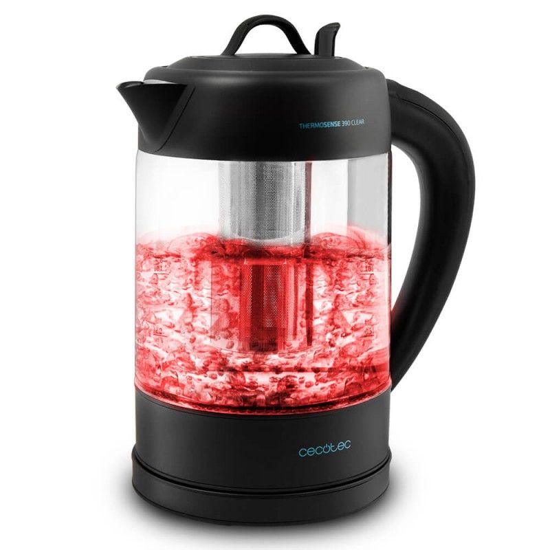Cecotec 01512 waterkoker 1,7 l 2200 W Zwart, Transparant