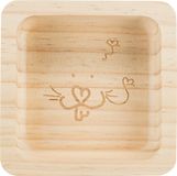 TRIXIE Wooden Food Bowl for Guinea Pig / Chinchilla