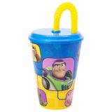 STOR Kinderbeker met Deksel en Rietje Toy Story 5 430ml - Herbruikbare Plastic Beker voor Kinderen - Lekvrij Ontwerp