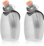 Ibenzoa® 2 pièces gourde jogging 250ml – anti-fuite avec clip arrière pour le sport et l'usage quotidien