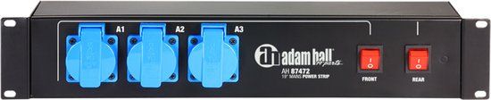 Adam Hall 87472 19" Steckdosenleiste 9-fach, 2 HE - Stroomverdeler