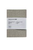 Miquelrius - Notitieboek van gerecycled papier, linnenlook, A5, 148 x 210 mm, 96 pagina's, 90 g/m², ivoorkleurig, linnen design