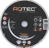 Rotec Doorslijpschijf t.b.v. staal en RVS ø180x2,0xø22,2 Goldline (25 stuks)