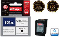 ActiveJet AH-901BRX inkt (ter vervanging van HP 901XL CC654AE; Premium; 20 ml; zwart) single pack / zwart