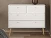 Commode BOAVISTA 4 tiroirs blanc