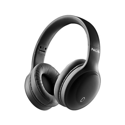 NGS Artica Glacier Black - Koptelefoons compatibel met Bluetooth-technologie