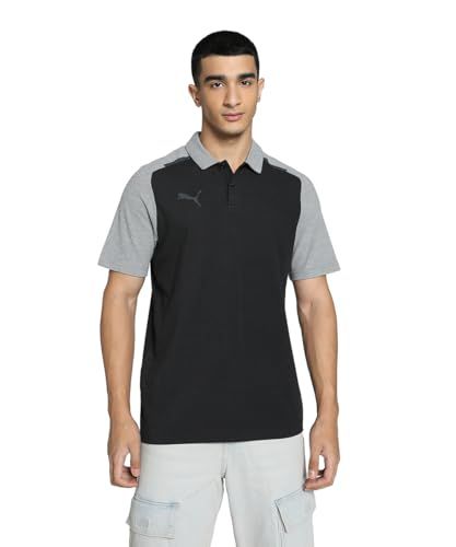 Puma Team Cup Casuals Polo Heren - Zwart | Maat: XL
