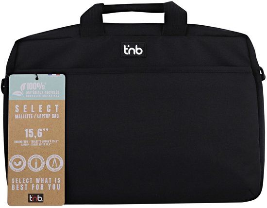 T'nB NBSELECT15 laptoptas 39,6 cm (15.6") Hoes Zwart