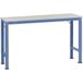 Manuflex AU7051.5007 Table de travail universelle spéciale avec plateau en mélamine, Lxlxh = 1500 x 800 x 722-1022 mm Bleu brillant (RAL 5007)