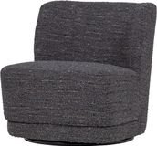 WOOOD Atty Draaifauteuil - Grove Melange - Grijs