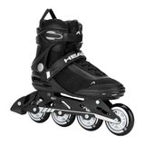 Head Essence 84 Inlineskates voor heren, fitness skates met 84 mm PU-wielen, ABEC-5 lagers, aluminium rail, snelveters
