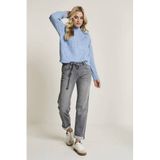 Para Mi high waist loose fit jeans grey denim