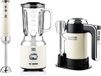 Westinghouse Set 3 pièces – Mixeur à main + Mixeur plongeant + Accessoire blender 1,5L – Blanc