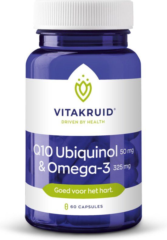 Vitakruid Q10 Ubiquinol 50 mg & Omega-3 325 mg - 60 capsules