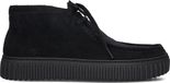 Clarks Torhill Hi Homme Chaussures à lacets - Suède - Noir
