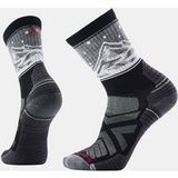 Smartwool Hike Light Cushion Valley View Crew Wandelsok Zwart