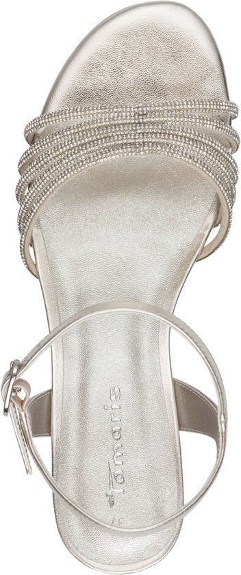 Tamaris Damessandaal 1-28248-44 957 - Zilverkleurig - Maat 37
