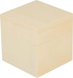 Artemio 5 x 5 x 5 cm, van hout, vierkant, beige