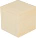 Artemio 5 x 5 x 5 cm, van hout, vierkant, beige