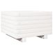VidaXL Plantenbak 40x40x26,5 cm massief grenenhout wit